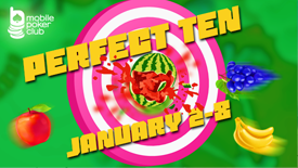 \"Perfect ten\" in the Mobile Poker Club.
