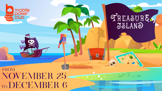 Treasure Island promo at Mobile Poker Club
