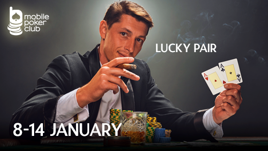 Lucky Pair in Mobile Poker Club!