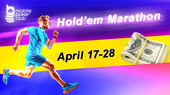 Join the Holdem Marathon at the Mobile Poker Club!