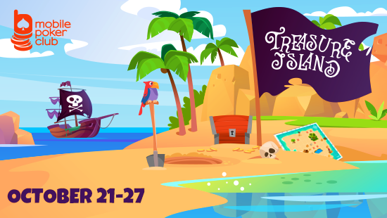 Discover Hidden Treasures in the “Treasure Island” Promotion at Mobile Poker Club!