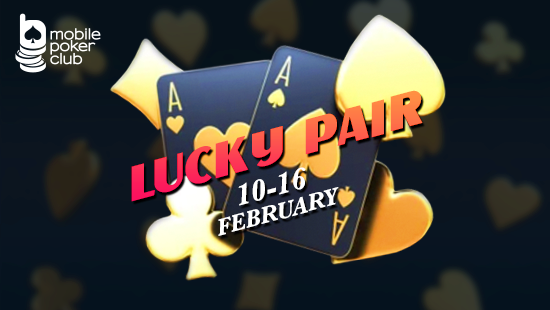 Try Your Luck in the \"Lucky Pair\" Promotion at Mobile Poker Club!