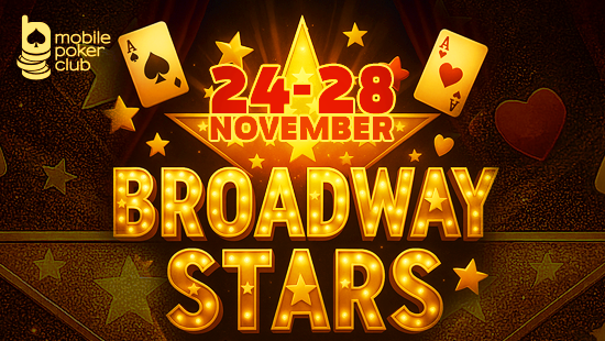 “Broadway Stars” Promotion in Mobile Poker Club